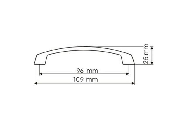 SOTECH Bügelgriff UN17 BA 96 mm Chrom Poliert