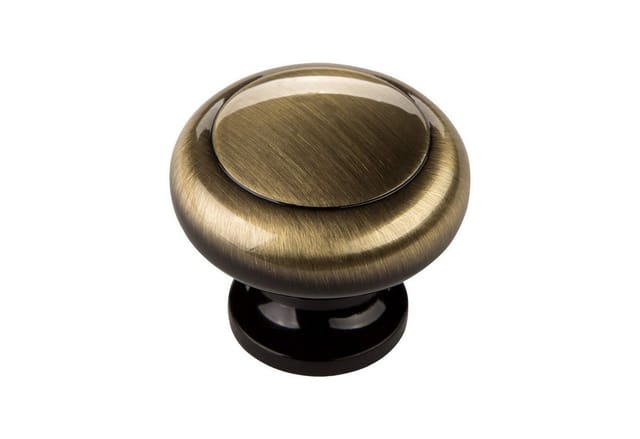 SOTECH Möbelknopf K-03 Ø32 mm Messing Brüniert