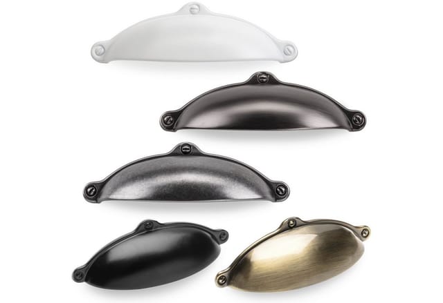 SOTECH Muschelgriff ERIKA BA 64 mm Titan Gebürstet