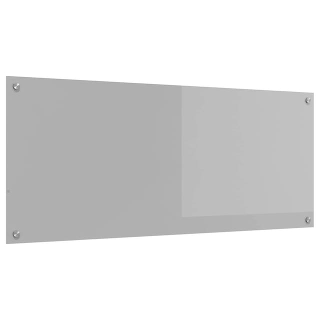 vidaXL Küchenrückwand Hellgrau 120 x 50 x 0,6 cm Gehärtetes Glas 42001308