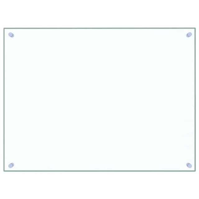 vidaXL Küchenrückwand Transparent 80x60 cm Hartglas 249471