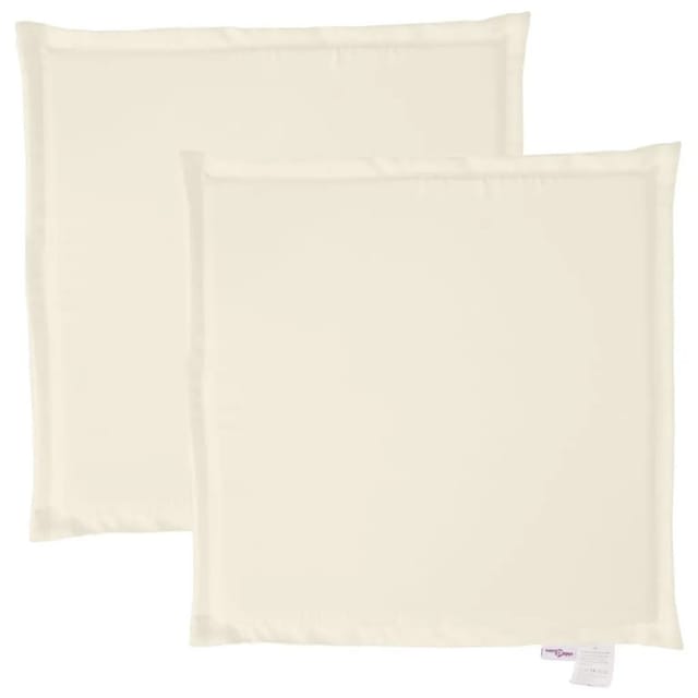 vidaXL Garten-Sitzkissen 2 Stk Creme 45x45x2 cm Quadratisch 847725