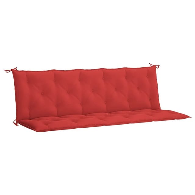 vidaXL Gartenbank-Auflage Rot 180x50+50x7 cm Oxford-Gewebe 315034