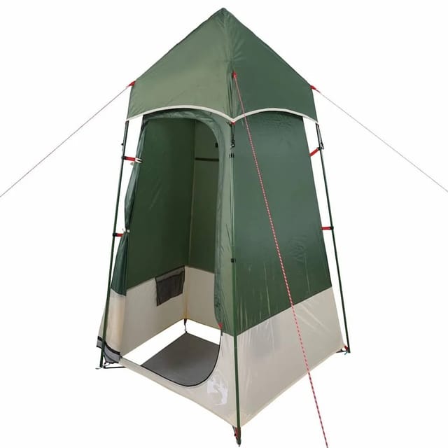 vidaXL WC-Zelt Grün Wasserdicht 94424