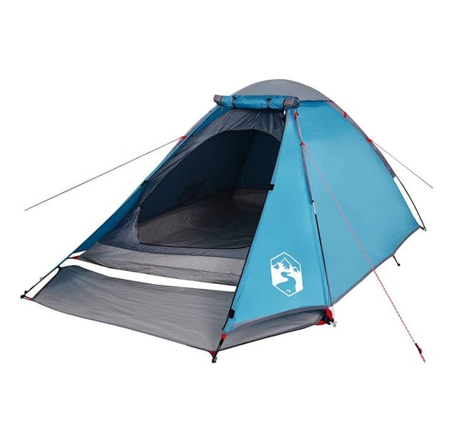 vidaXL Kuppel-Campingzelt 4 Personen Blau Wasserdicht 94770