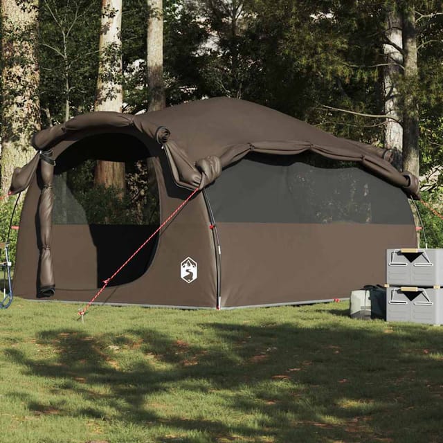 vidaXL Tunnel-Familienzelt 6 Personen Braun Wasserdicht 4009576