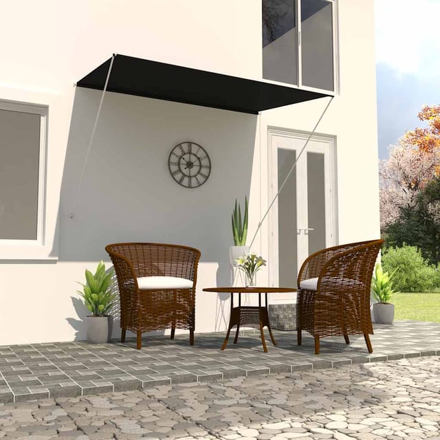 vidaXL Einziehbare Markise 200x150 cm Anthrazit 143759