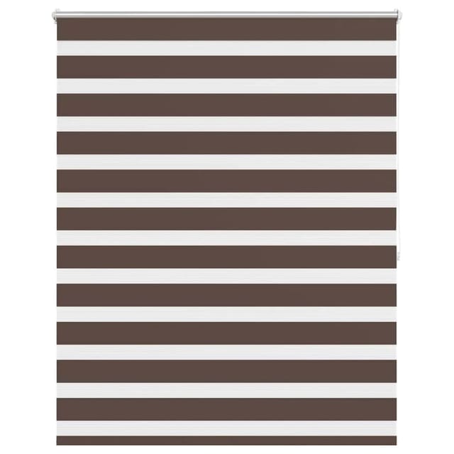 vidaXL Doppelrollo 140 x 175 cm Coffee 240225