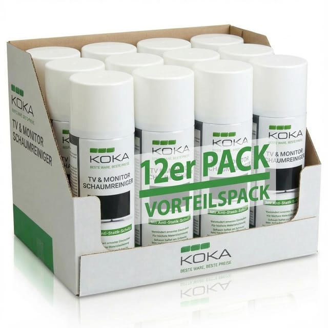 KOKA 12x TV & Monitor Schaumreiniger je 300ml