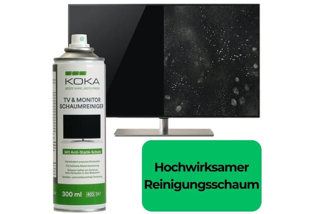 KOKA 2x TV & Monitor Schaumreiniger je 300ml