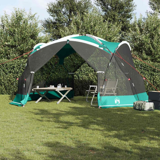 vidaXL Zelte mit Dach Meergrün 434 x 434 x 230 cm Polyester 4100695