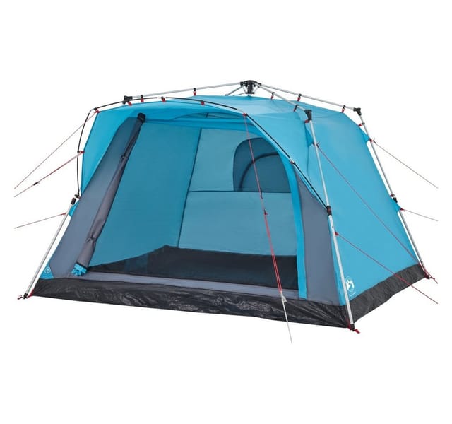 vidaXL Campingzelt 4 Personen Blau Quick Release 4004220