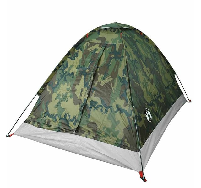 vidaXL Kuppel-Campingzelt 2 Personen Tarnmuster Wasserdicht 4009635