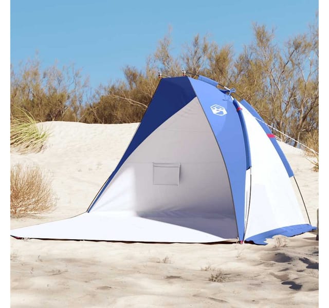 vidaXL Strandzelt Azurblau 268x223x125 cm 185T Polyester 94406