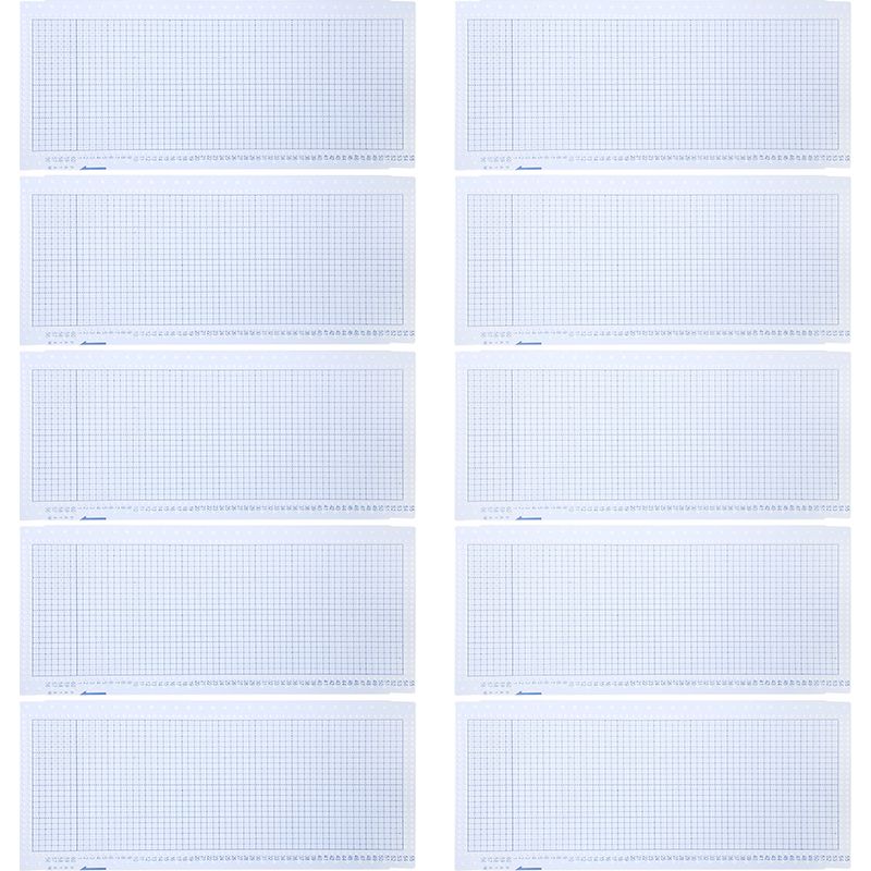 10 Lochkarten Für Strickmaschinen, 24 Blumenmuster, Strickzubehör, 10er-packung