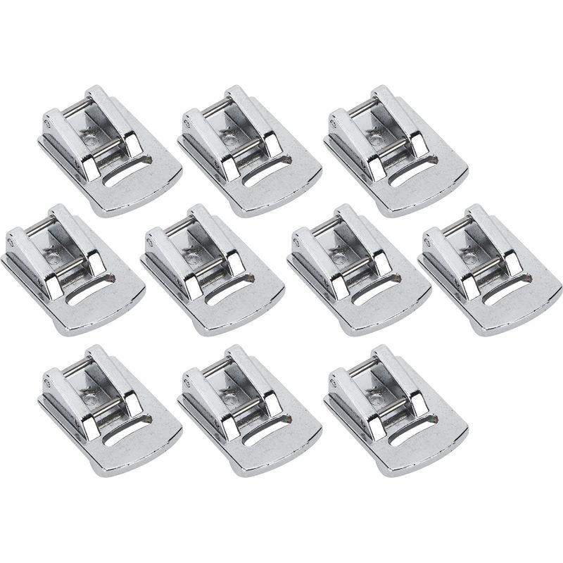 Set Mit 10 Doppelstift-nähmaschinenfüßen Aus Edelstahl