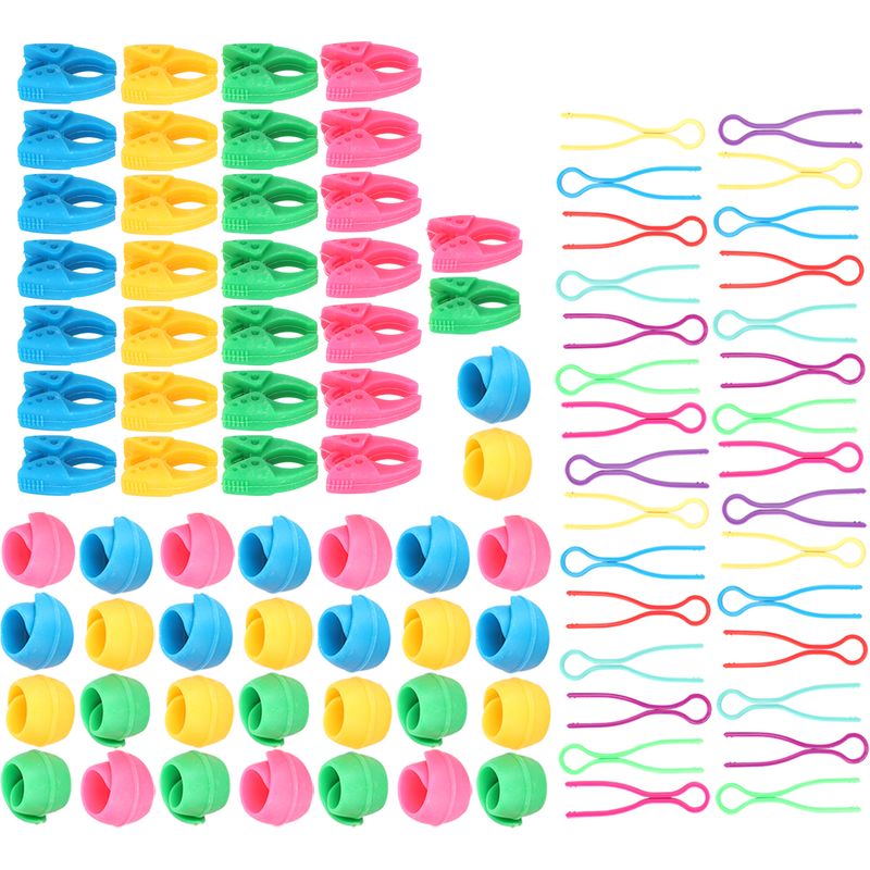 Packung Mit 90 Silikon-spulenfadenclips, Kunststoff-befestigungsclips, Nähzubehör