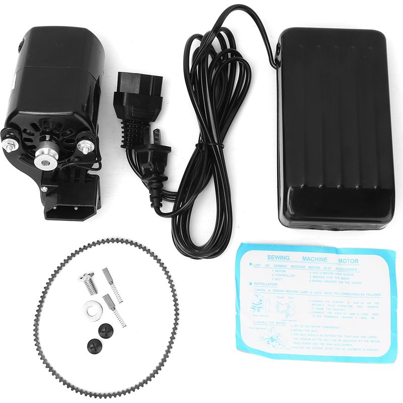 180-w-motor-set & Fußpedal Für Haushaltsnähmaschinen, 220-v-ersatzteile, Cn-stecker