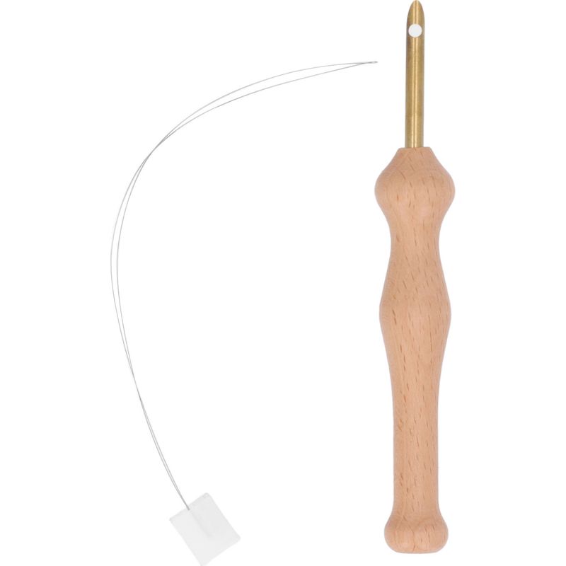 5-mm-punch-needle-set, Stickset Mit Holzgriff Für Diy-vorhänge, Kleidung Und Dekorative Malerei