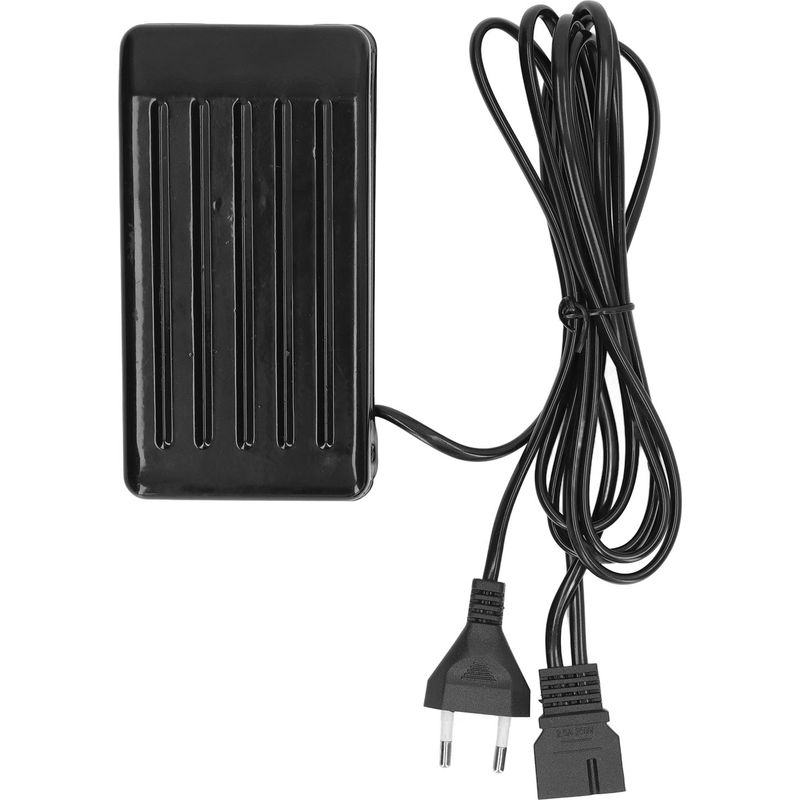 Schwarzes, Rutschfestes 3-port-fußpedal Für Nähmaschinen, Ersatzsteuerung Für Den Heimgebrauch, Eu-stecker 220 V