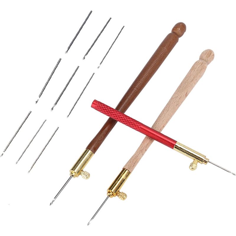 Perlen-knüpfhaken Zum Sticken, Perlenarbeiten, Stricken Und Für Diy-nähprojekte, Nähwerkzeug