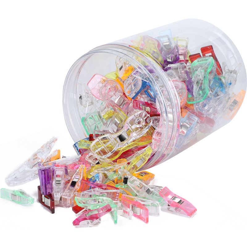 120 Bunte Saumbürsten Aus Kunststoff, Kleine Quiltclips Für Patchwork Und Nähen, Diy-zubehör