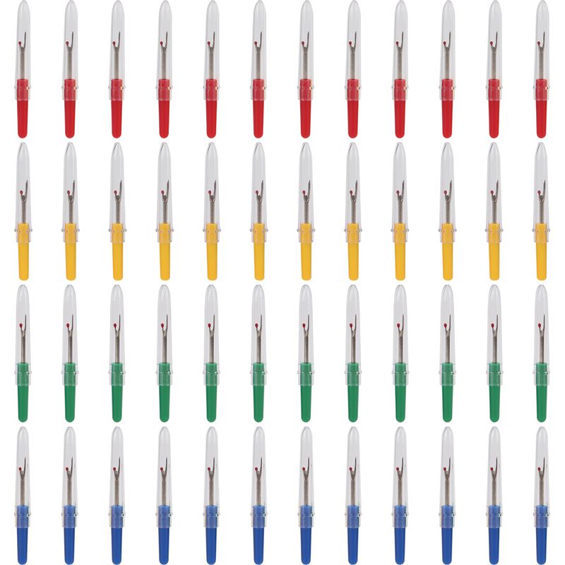Set Mit 48 Nahttrennern, Robustem Kunststoffgriff, Fadentrenner Zum Sticken Und Nähen