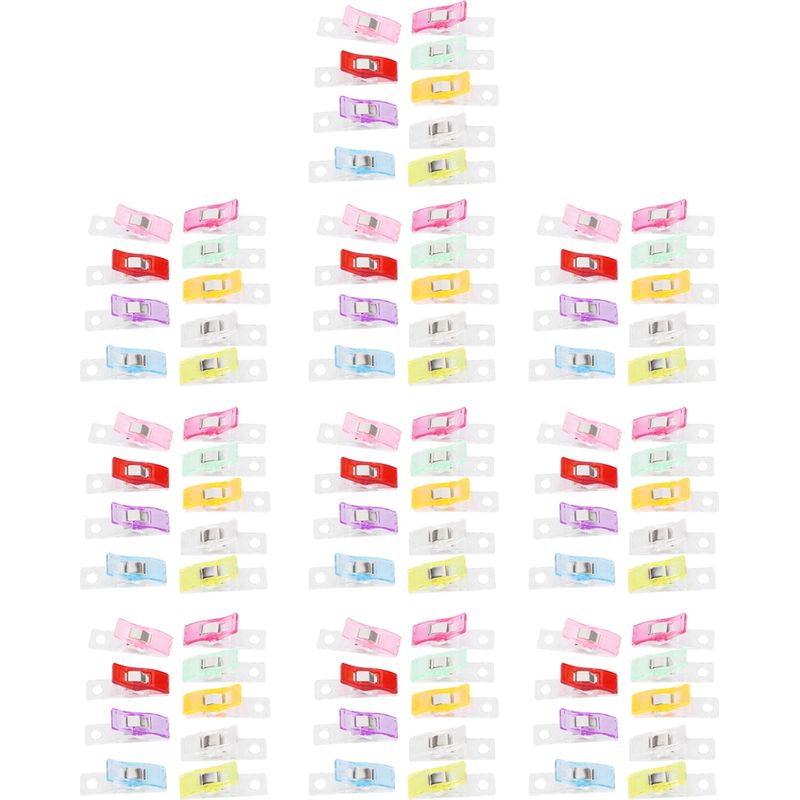 Set Mit 90 Tragbaren Nähclips Aus Kunststoff Für Patchwork, Buchbinderei, Bastelarbeiten Und Nähzubehör