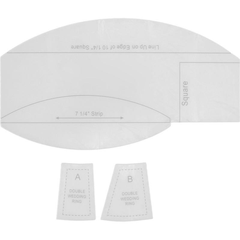 Set Aus Transparenten Acryl-nählinealen Zum Selbermachen Mit Klarem Aufdruck Zum Messen, Zeichnen Und Basteln