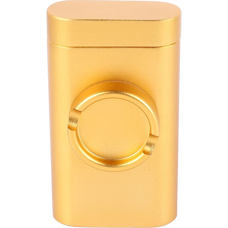 Aufbewahrungskoffer Mit Mini-grinder Aus Aluminiumlegierung, Einfache Bedienung, All-in-one-grinder Für Den Outdoor-einsatz, Gold