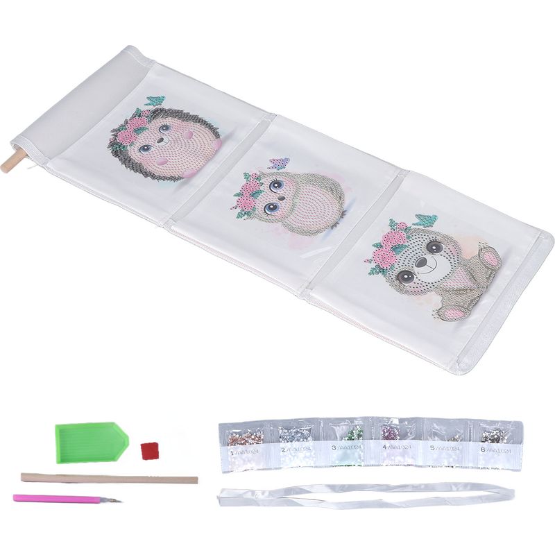 Dekorativer Hängebeutel Mit Niedlichen Nashornmotiven, Diy-wandorganizer