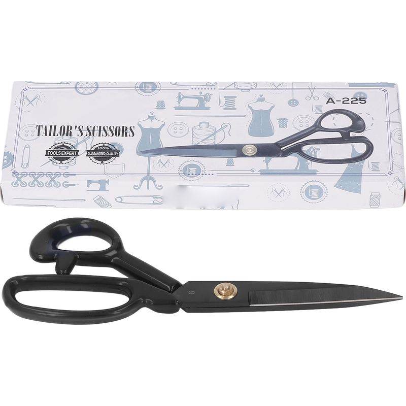 Professionelle 23 Cm Lange Nähschere Aus Hochfestem Manganstahl, Ergonomisch, Für Stoff, Bastelarbeiten Und Leder
