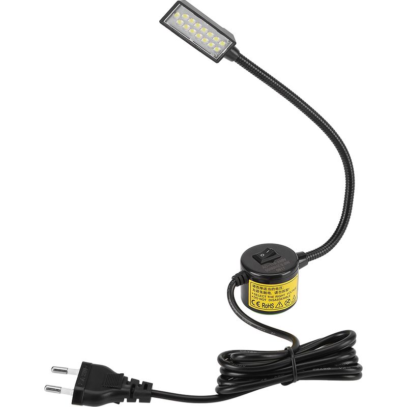 Led-nählampe Mit Magnetfuß, Nähwerkzeug, Eu-stecker 110-250v, Anpassbare Beleuchtung, Magnetständer.