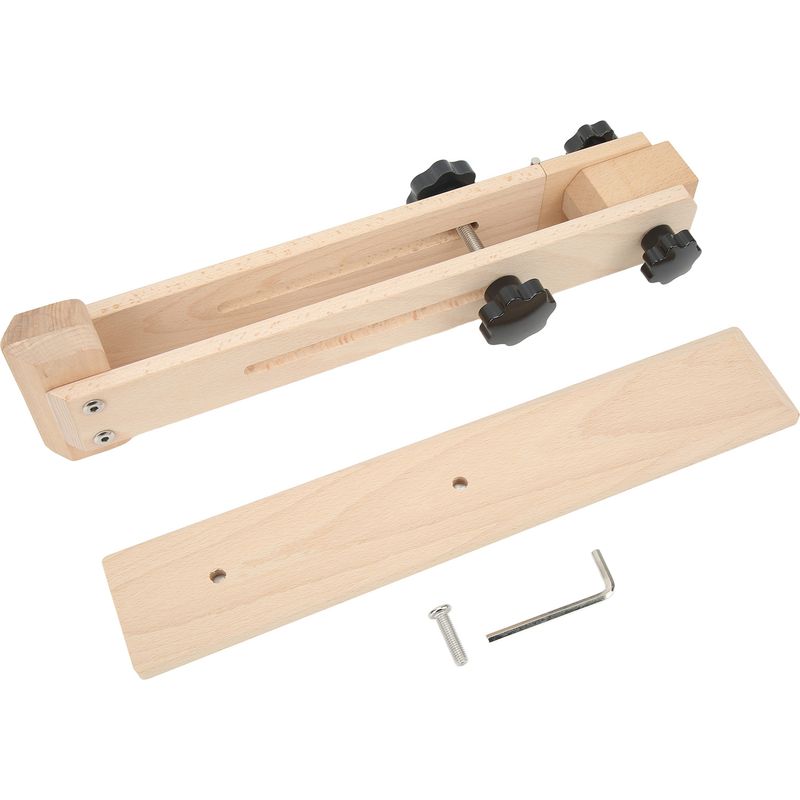 Set Aus Um 180° Verstellbaren Buchenholzstiften Zum Handnähen Von Leder, Buchenholz-diy-werkzeug.