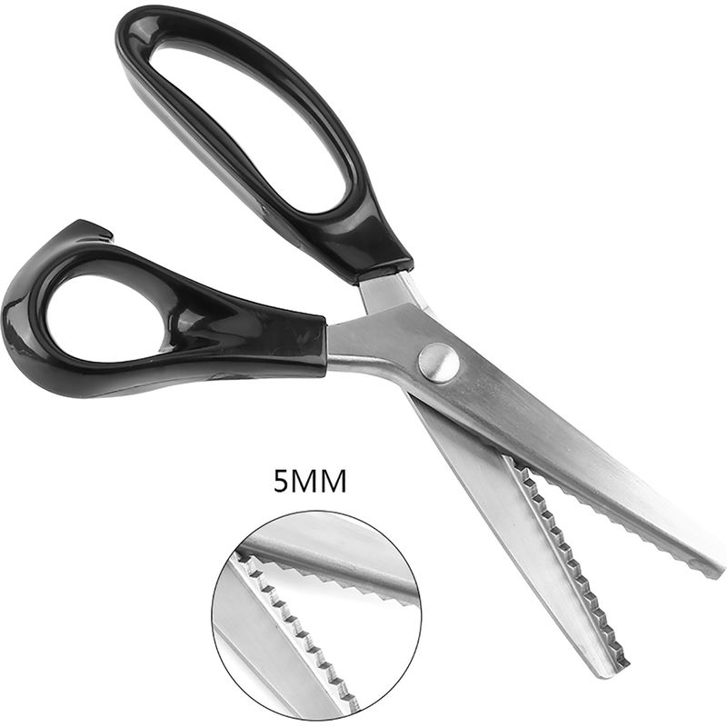 Dekorative Dreieckige Zackenschere Für Stoff, 3, 5 Und 7 Mm – Mit Gewelltem Rand Zum Nähen