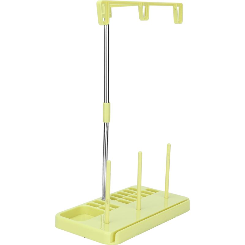 Set Aus 3 Abnehmbaren Garnhaltern Für Haushaltsnähmaschinen, Gelber Spulenhalter, Aufbewahrung Für Nähgarn.