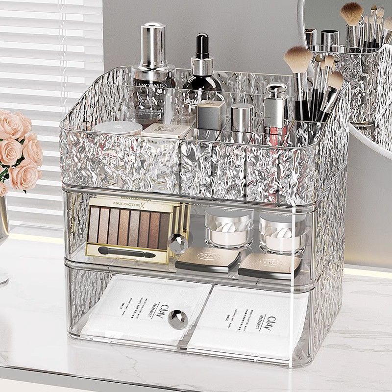 Schminktischaufbewahrung Lippenstift-organizer Make-up-aufbewahrungsbox Fach Für Gesichtsmasken Kosmetikschublade Schminktisch Beauty-aufbewahrung