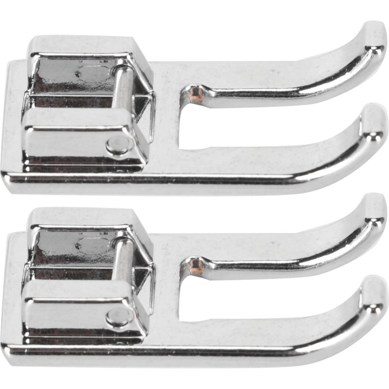 Set Mit 2 Offenen Nähfüßen, 7 Mm, Aus Hochfestem Q235-stahl, Große Öffnung Für Offene Enden, Für Applikationen Und Stickereien.