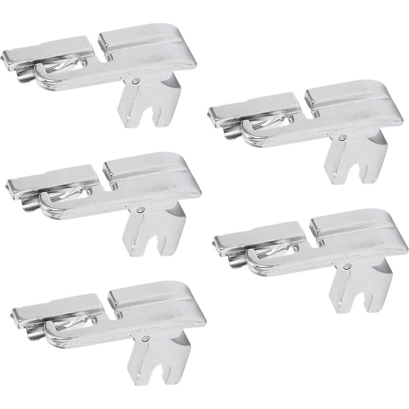Set Mit 5 Edelstahl-saumfüßen, 3 Mm Niedriger Griff, Multifunktionaler Universal-nähfuß Für Haushaltsnähmaschinen