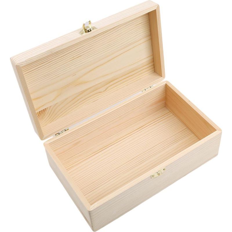 Holzkiste 25x15x9 Cm, Dekorative Aufbewahrungsbox Für Kleine Accessoires, Praktisches Sortier- Und Organisationsfach