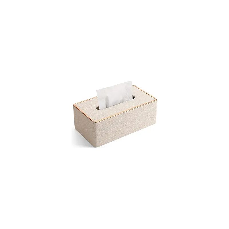 Aufbewahrungsbox Aus Grauem Leder Für Wohn- Und Esszimmer, Büroschublade, 19 X 13,2 X 9,5 Cm