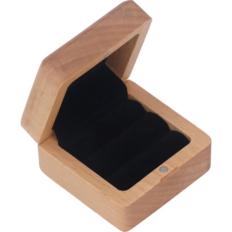 Kompakte, Tragbare, Handgefertigte Ringbox Aus Holz, Hochzeitsgeschenkbox Zur Aufbewahrung Von Ringen, Heiratsantrag