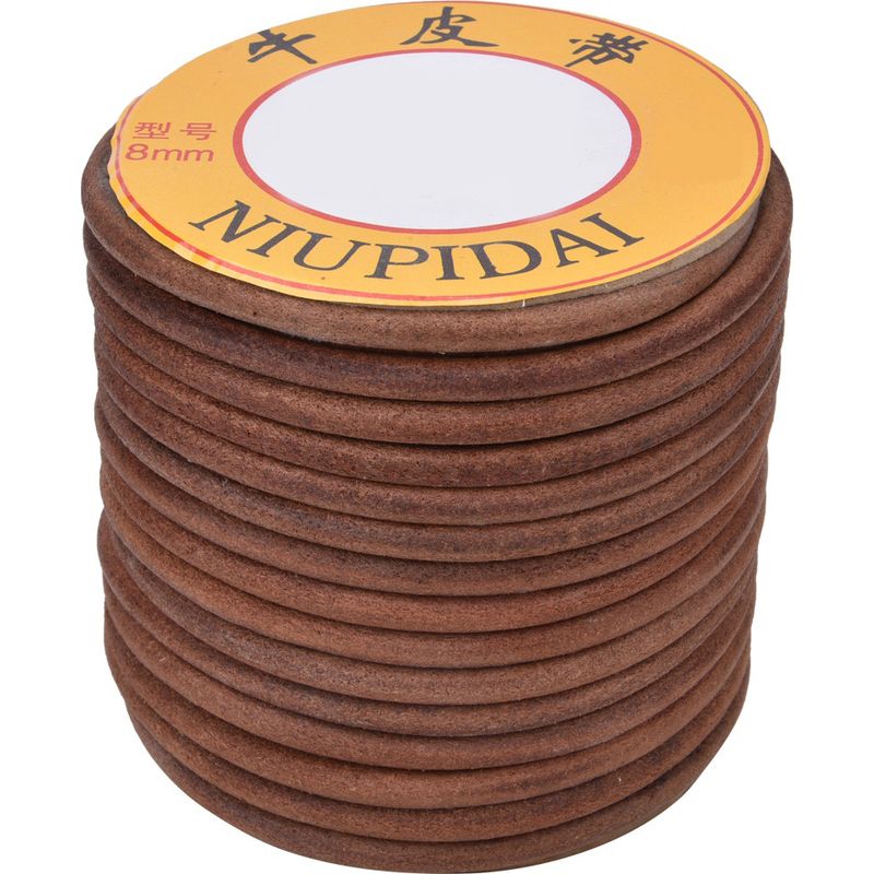 Nähmaschinenledergürtel, 20 M Multifunktionaler Rindsledergürtel (8 Mm)