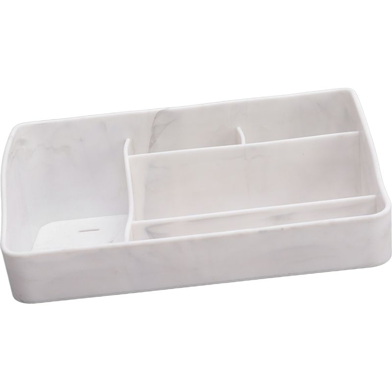 Make-up-organizer Mit 5 Fächern, Silikon-aufbewahrungsbox Für Kosmetik, Hautpflegeprodukte, Lippenstifte, Pinsel, Lotionen, Lidschatten, Nagellack, Schmuck Und Farben