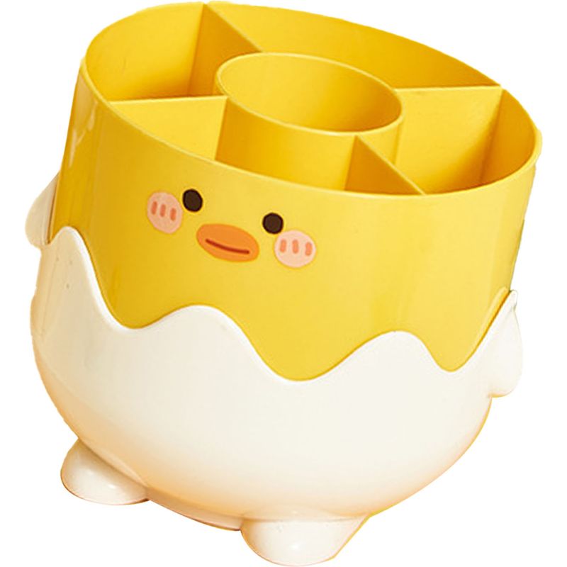 Kleiner Aufbewahrungsbehälter Für Make-up-pinsel Von Little Yellow Duck, Aus Unterteiltem Kunststoff.
