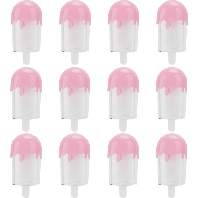 Süßigkeitenbox In Form Eines Eisbechers, 12 Stück, Rosa Kunststoffbehälter Für Süßigkeiten, Hochzeits- Und Partyzubehör.