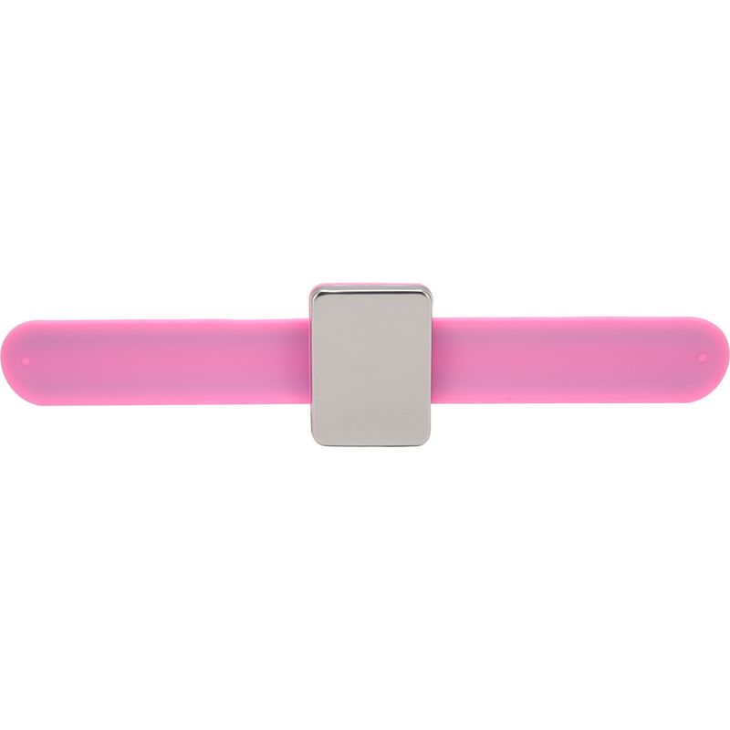 Magnetisches Nadelkissenarmband Aus Rosa Silikon, Starkes Magnetisches Handgelenkkissen, Diy-handnähzubehör