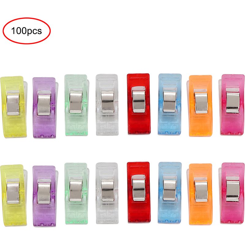 Packung Mit 100 Wonder Clips Nähclips, Einfassclips, Quiltclips, Strickclips, Klemmen (1)
