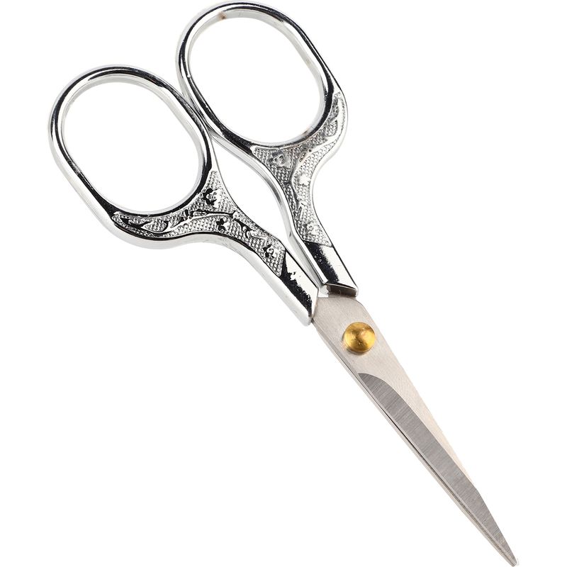 Vintage-retro-schere Aus Silber Für Stickerei, Handarbeiten, Bastelarbeiten Und Kreative Hobbys
