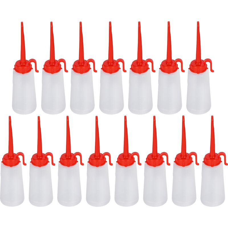 15 Transparente 150-ml-flaschen Für Nähmaschinenöl, Kunststoff-spenderflaschen, 15er-packung